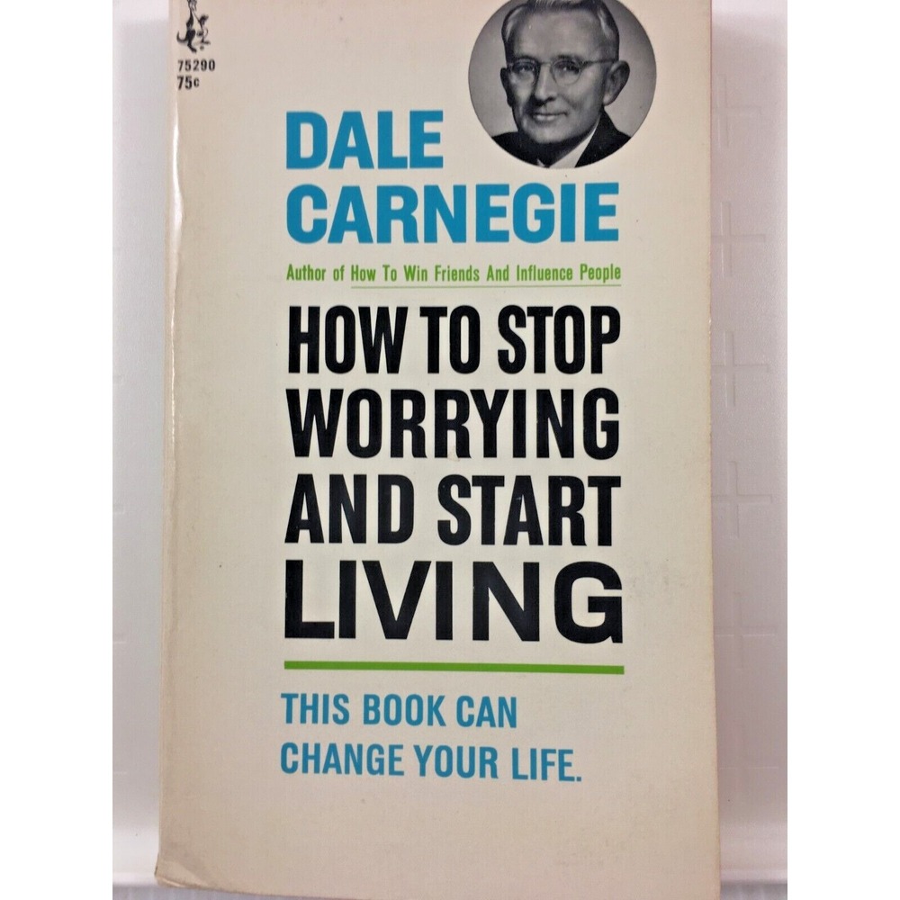 How To Stop Worrying and Start Living Dale Carnegie Vintage Book 1968 Pocket